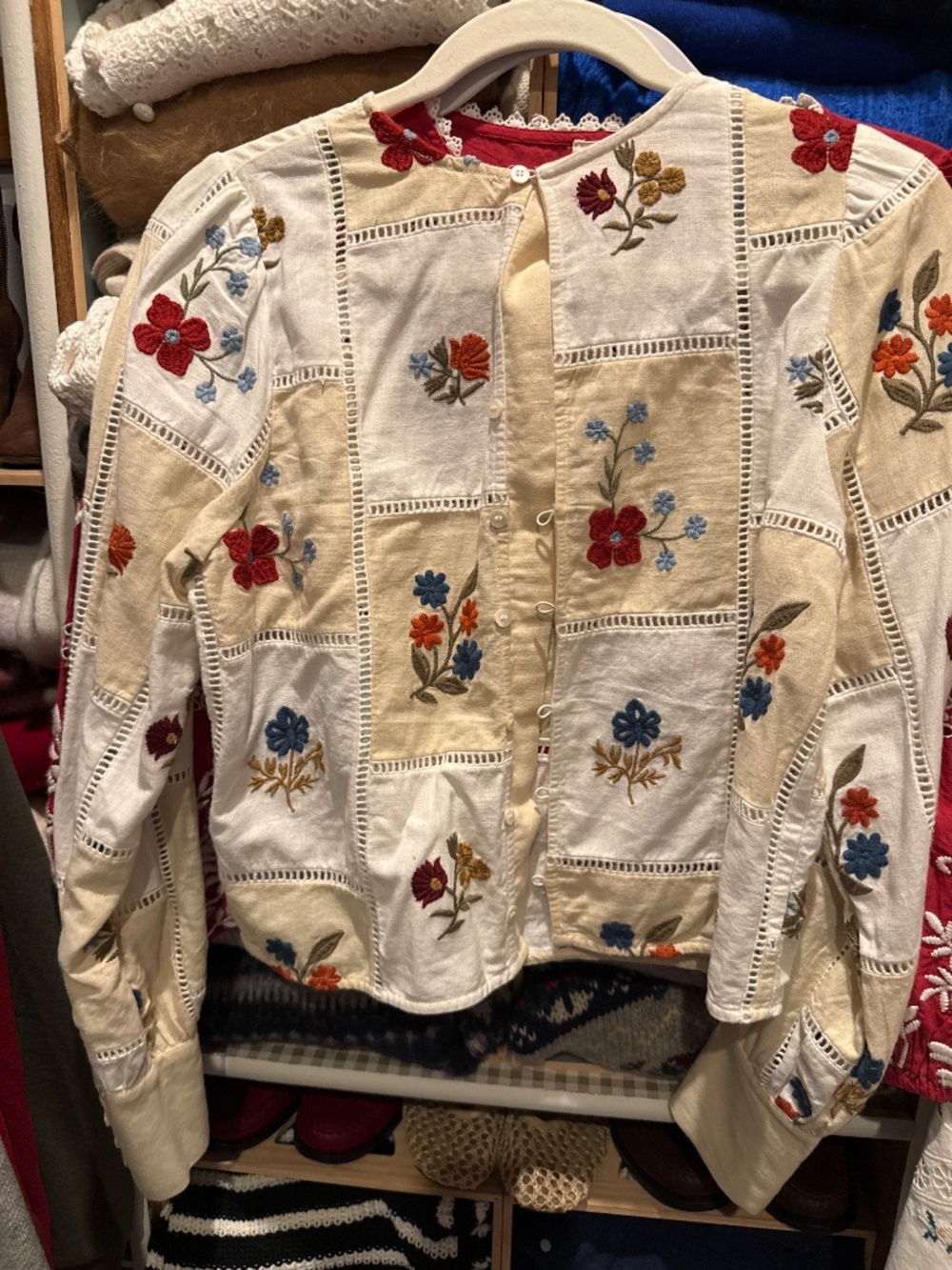 Sezane x Baziszt Top Blouse (36) US 6 - Picture 3 of 4